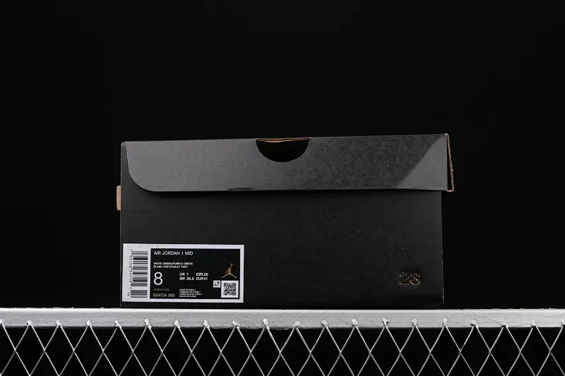 All Categories Air Jordan Jordan Series Basketball Shoes Air Jordan 1 Mid Air Jordan 1 Mid "Hulk" AJ1 Joe 1 Hulk White Purple Green Mid-top Classic Retro Cultural Leisure Sports Basketball Shoes 554724-300